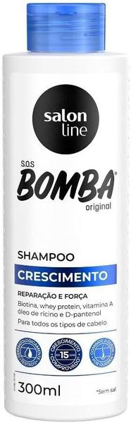 SHAMPOO SALON LINE SOS BOMBA REPARACAO E FORCA 300ML