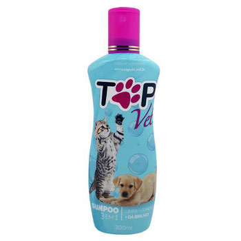 SHAMPOO TOP VET XAROPINHO 3 EM 1 300ML