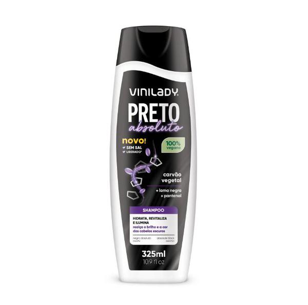 SHAMPOO VINI LADY PRETO ABSOLUTO 325ML