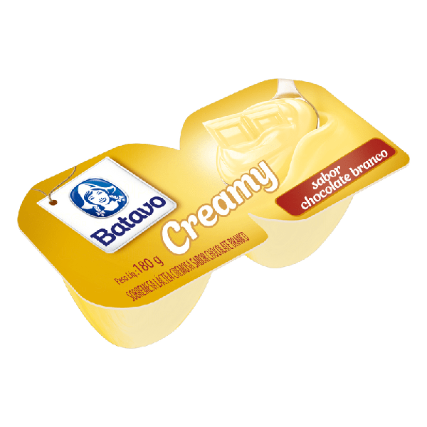 SOBREMESA BATAVO CREAMY CHOCOLATE BRANCO C/2 180G