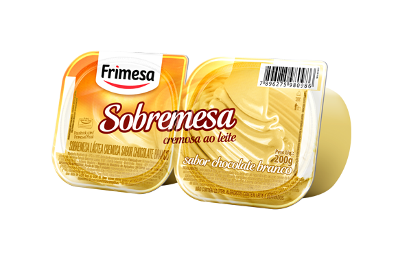 SOBREMESA LACTEA FRIMESA CREMOSA CHOCOLATE BRANCO 200G