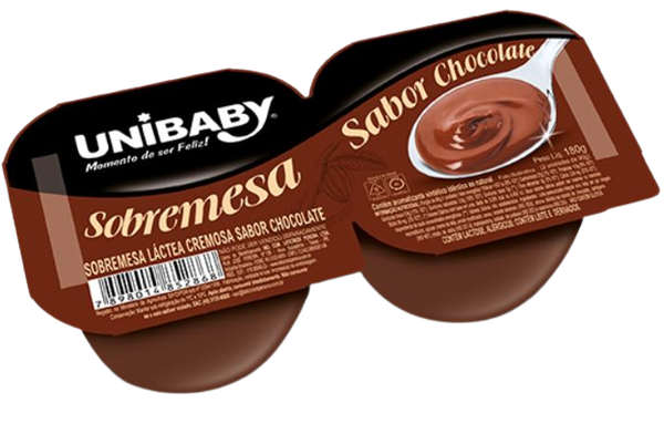 SOBREMESA LACTEA UNIBABY CREMOSO CHOCOLATE 180G