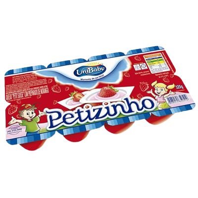 SOBREMESA LACTEA UNIBABY CREMOSO MORANGO 320G