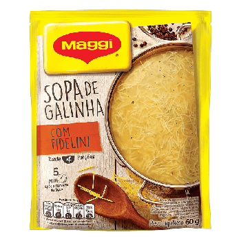 SOPA MAGGI GALINHA C/FIDELINI 60G