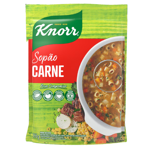 SOPAO KNORR +MACARRAO CARNE 195G
