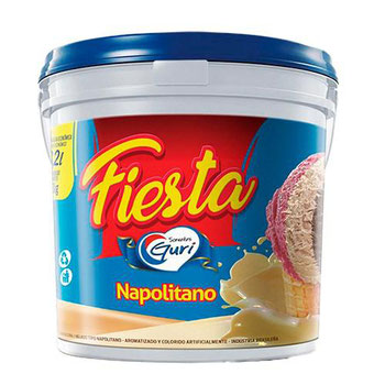 SORVETE GURI NAPOLITANO FIESTA POTE 3,5LT