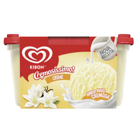 SORVETE KIBON CREMOSISSIMO CREME 1,5LT