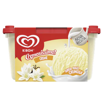 SORVETE KIBON CREMOSISSIMO CREME 1,5LT