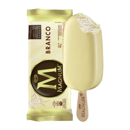 SORVETE KIBON MAGNUM CHOCOLATE BRANCO 78G