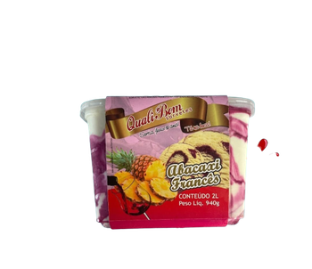 SORVETE QUALIBOM ABACAXI FRANCES 2LT