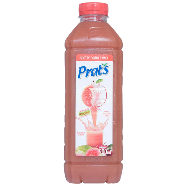 SUCO PRATS GOIABA C/MACA 900ML
