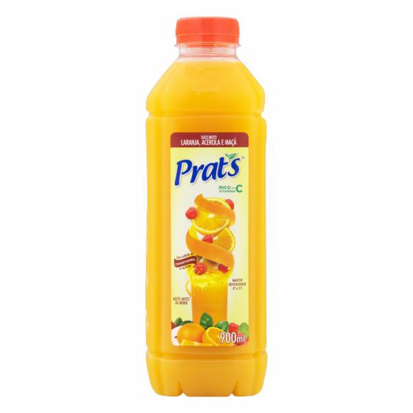 SUCO PRATS MISTO LARANJA/ACEROLA/MACA 900ML