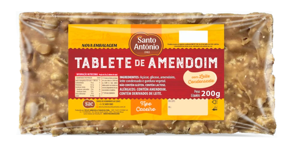 TABLETE DE AMENDOIM SANTO ANTONIO 200G