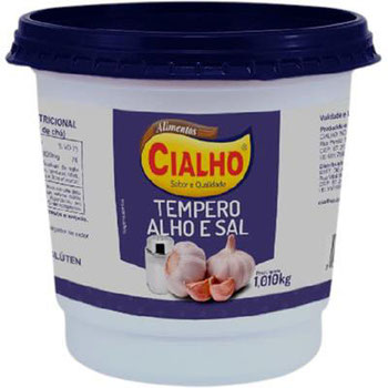TEMPERO CIALHO ALHO E SAL 1,010KG