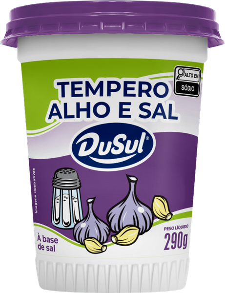TEMPERO DUSUL ALHO E SAL 290G