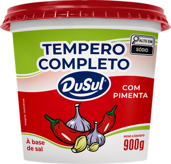 TEMPERO DUSUL COMPLETO C/PIMENTA 900G