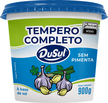 TEMPERO DUSUL COMPLETO S/PIMENTA 900G