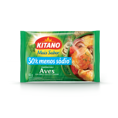 TEMPERO KITANO MAIS SABOR AVES 60G