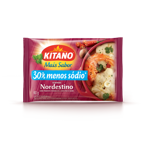 TEMPERO KITANO MAIS SABOR NORDESTINO 60G