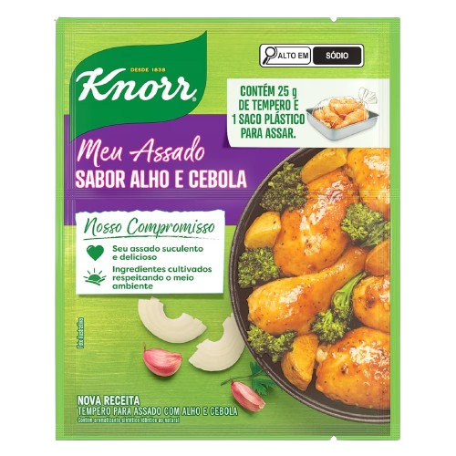 TEMPERO KNORR MEU ASSADO ALHO/CEBOLA 25G