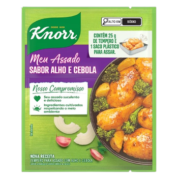 TEMPERO KNORR MEU ASSADO ALHO/CEBOLA 25G