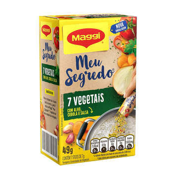 TEMPERO MAGGI MEU SEGREDO 7 VEGETAIS 49G