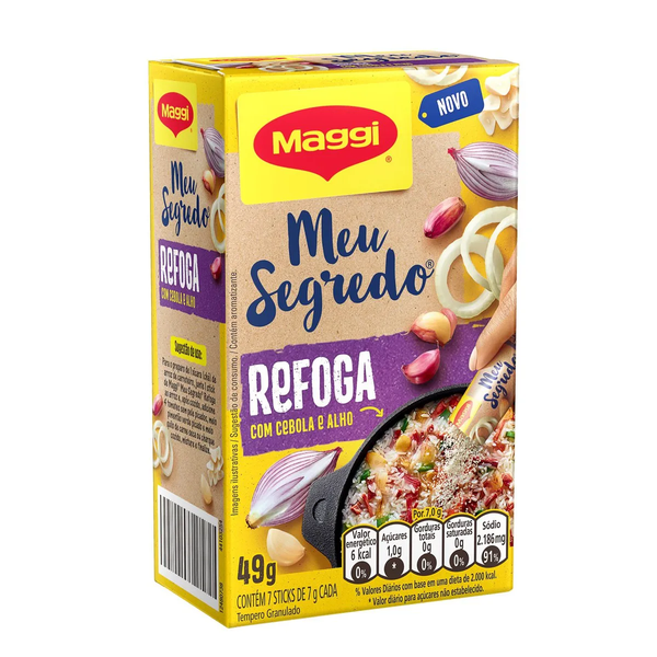 TEMPERO MAGGI MEU SEGREDO CEBOLA/ALHO 49G