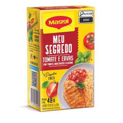 TEMPERO MAGGI MEU SEGREDO TOMATE/ERVAS 49G