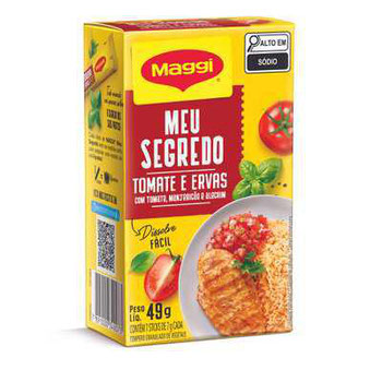 TEMPERO MAGGI MEU SEGREDO TOMATE/ERVAS 49G
