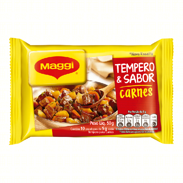 TEMPERO MAGGI TEMPERO & SABOR CARNES 50G