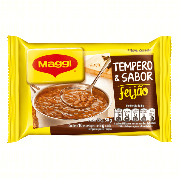 TEMPERO MAGGI TEMPERO & SABOR FEIJAO 50G