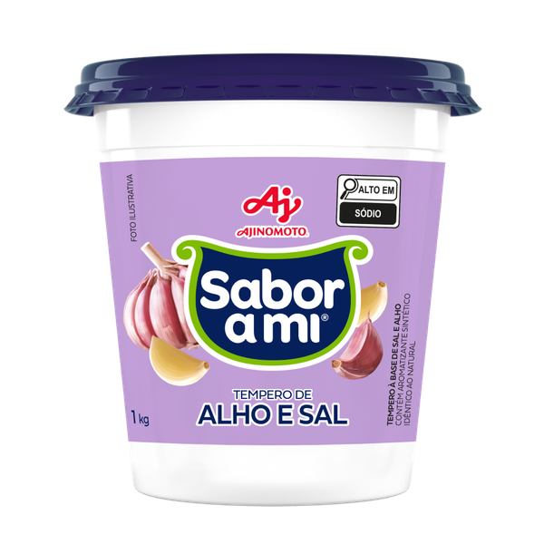 TEMPERO SABOR A MI ALHO E SAL 1KG