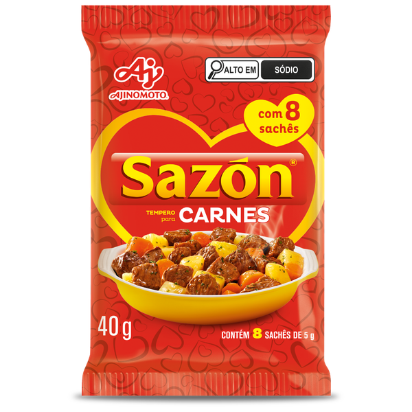 TEMPERO SAZON CARNES 40G C/8