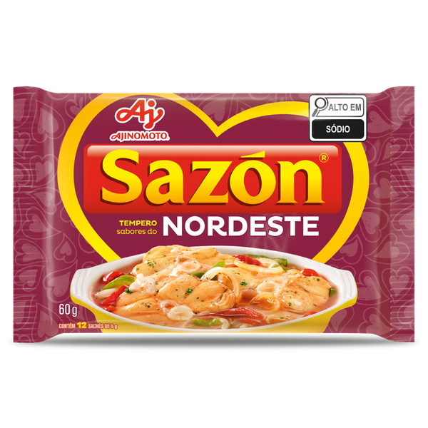 TEMPERO SAZON SABORES DO NORDESTE 60G