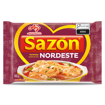 TEMPERO SAZON SABORES DO NORDESTE 60G