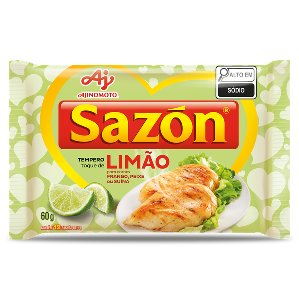 TEMPERO SAZON TOQUE LIMAO 60G