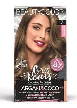 TINTURA BEAUTY COLOR CREME 7.1 LOURO NATURAL ACINZENTADO