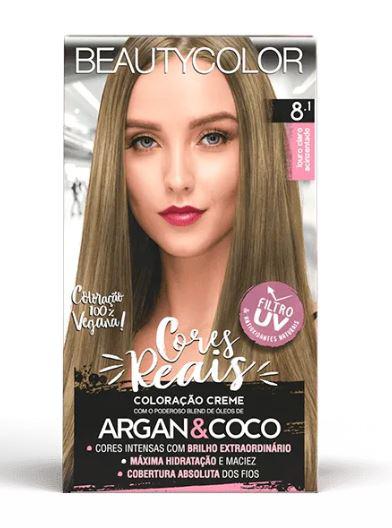 TINTURA BEAUTY COLOR CREME 8.1 LOURO CLARO ACINZENTADO