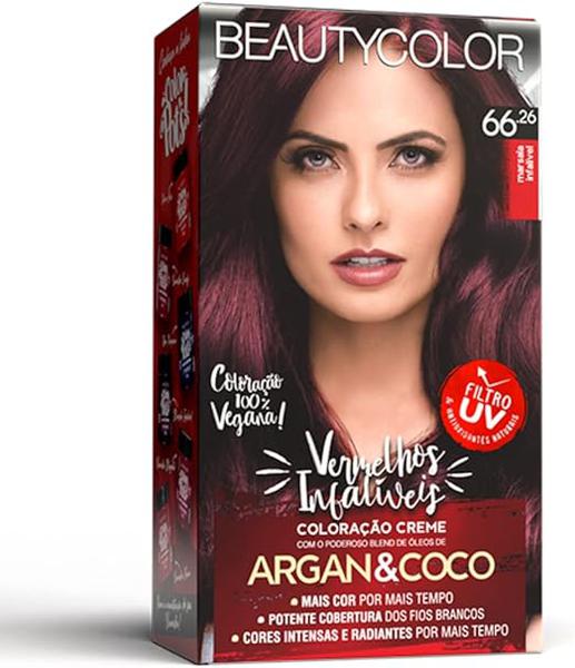 TINTURA BEAUTY COLOR CREME C/AMONIA 66.26 MARSALA INFALIVEL