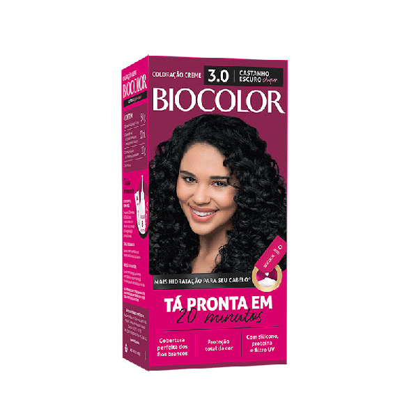 TINTURA BIOCOLOR 3.0 CASTANHO ESCURO CHIQUE