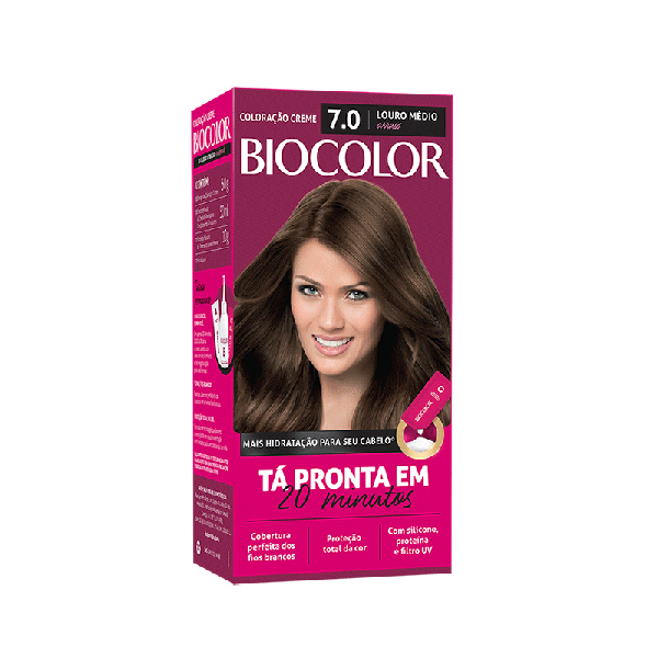 TINTURA BIOCOLOR 7.0 LOURO MEDIO ARRASO