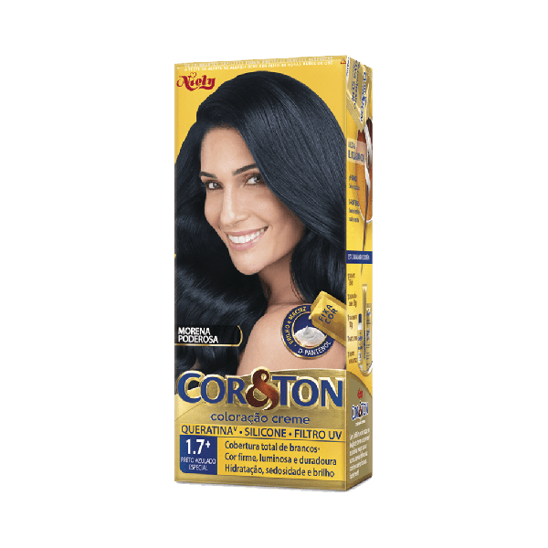 TINTURA COR&TON 1.7 PRETO AZULADO ESPECIAL