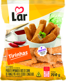TIRINHAS LAR FRANGO EMPANADO 700G