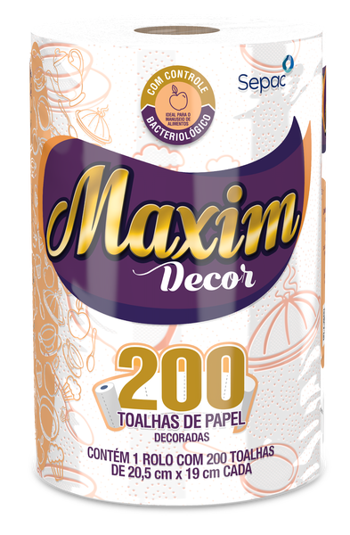 TOALHA PAPEL MAXIM DECOR 20,5CM