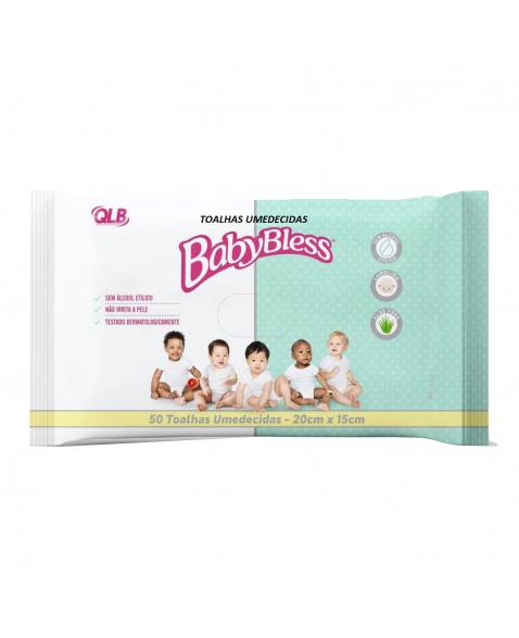 TOALHA UMEDECIDA BABY BLESS FRAGRANCIA SUAVE C/50