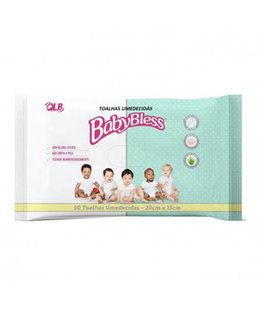 TOALHA UMEDECIDA BABY BLESS FRAGRANCIA SUAVE C/50
