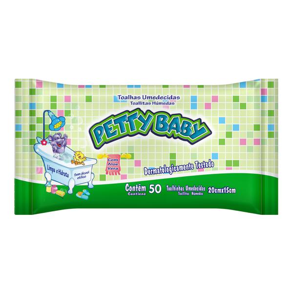 TOALHA UMEDECIDA PETTY BABY C/50