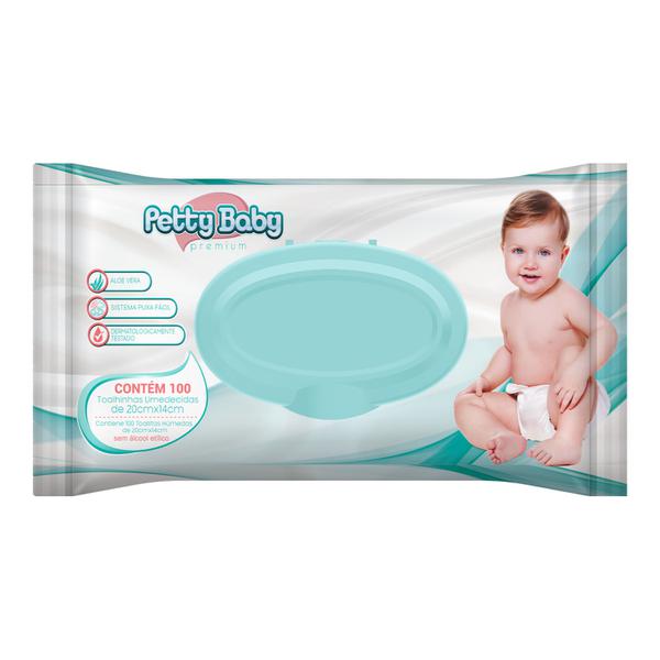 TOALHA UMEDECIDA PETTY BABY PREMIUM C/50