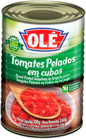 TOMATE PELADO OLE CUBO 240G