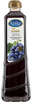 VINAGRE KOLLER VINHO TINTO 6% ACIDEZ 500ML